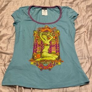 Y2K dolce & Gabbana Light Blue Tee